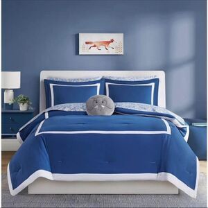 Jordan Reversible 6-Pc. Twin or 8pc full Comforter Set